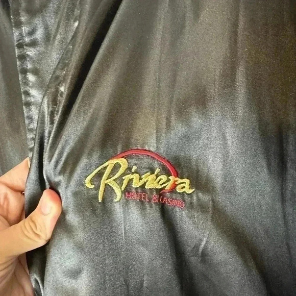 Vintage Riviera Hotel And Casino Satin Jacket Size XXL - Picture 5 of 7